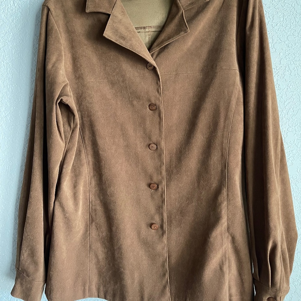 Coldwater Creek Suede-like Jacket